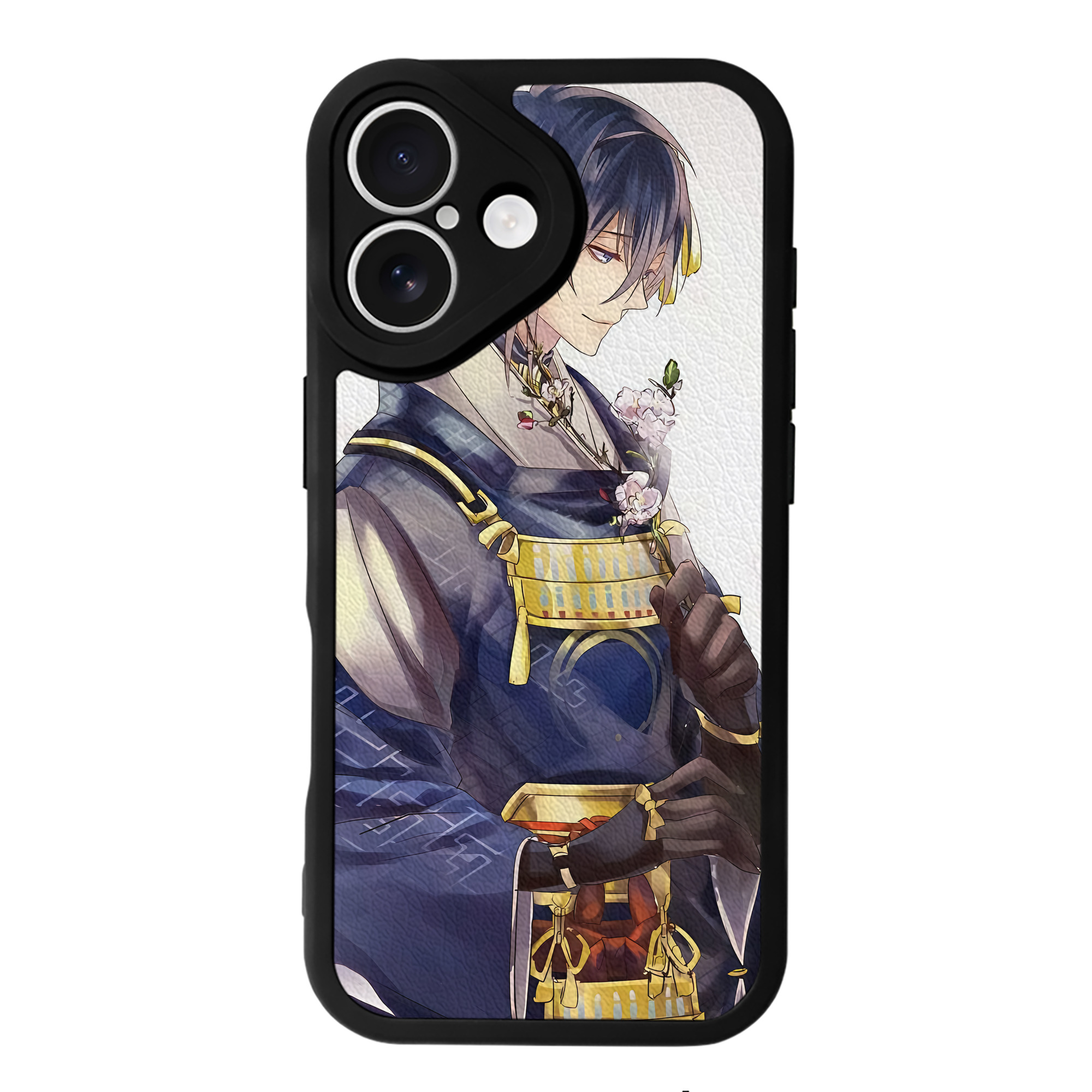 （画像用） 刀剣乱舞 Touken Ranbu 【iPhone 16シリーズ対応】シリコンスマホケース（レザー調） 材質：シリコン